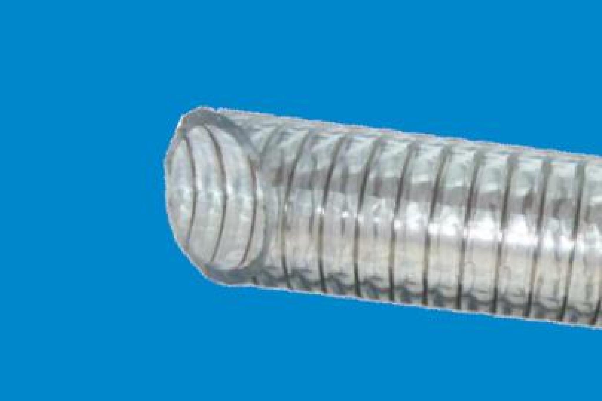 Tuyau souple en PVC plastifié renforcé par une spirale en acier