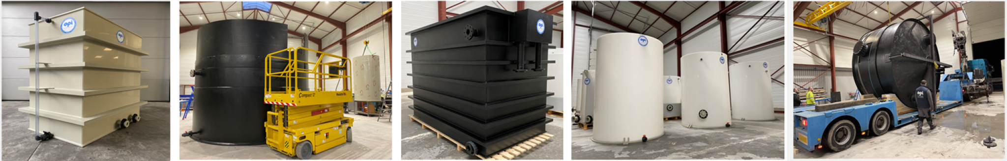 Cuves de stockage plastiques fabriquées par API Plastiques
