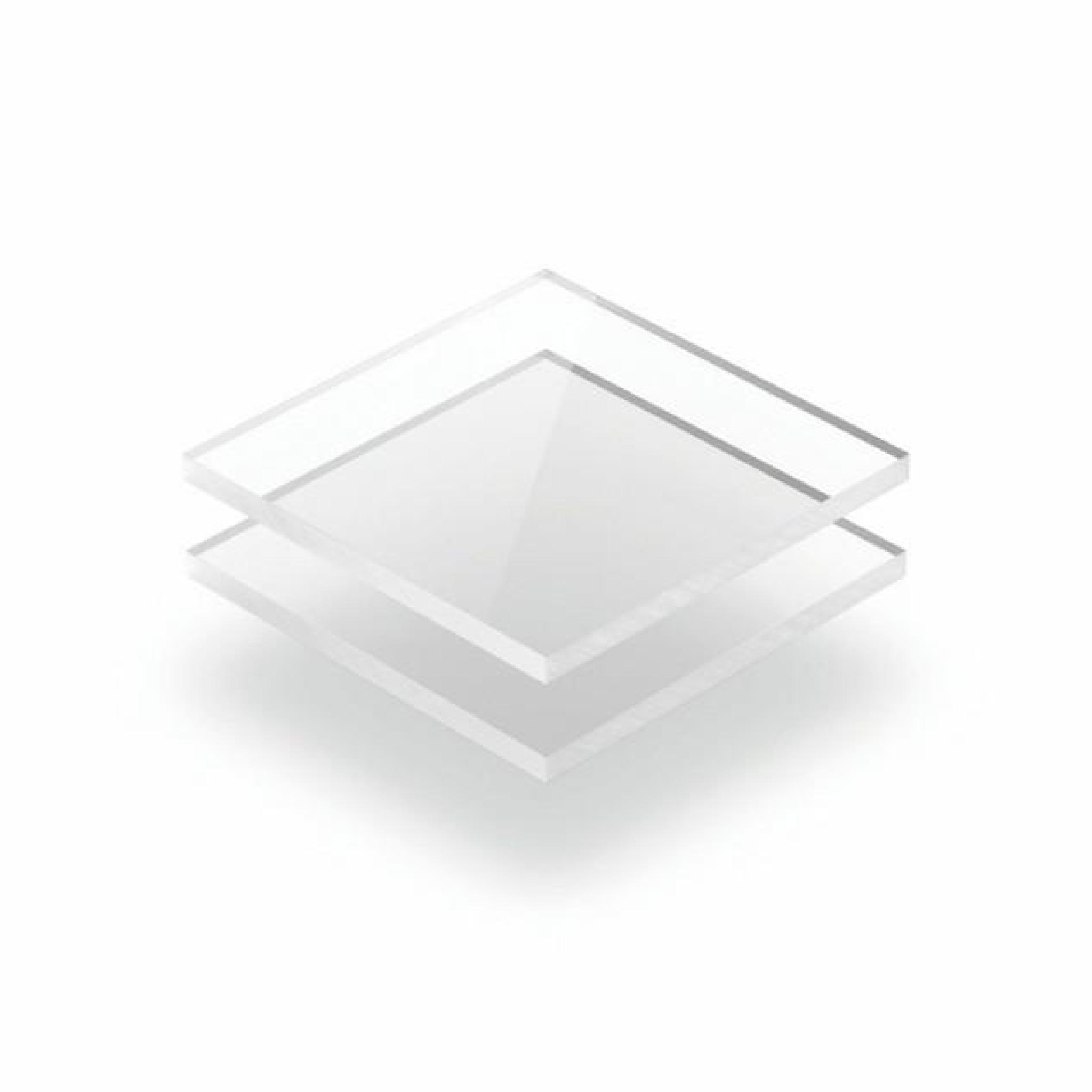 Ensemble de plaques plastiques transparentes